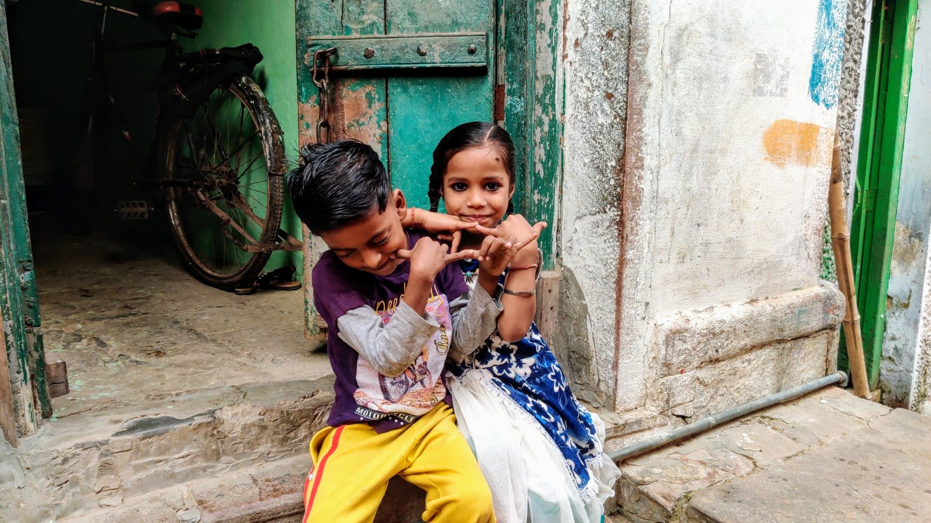 Children in Banaras